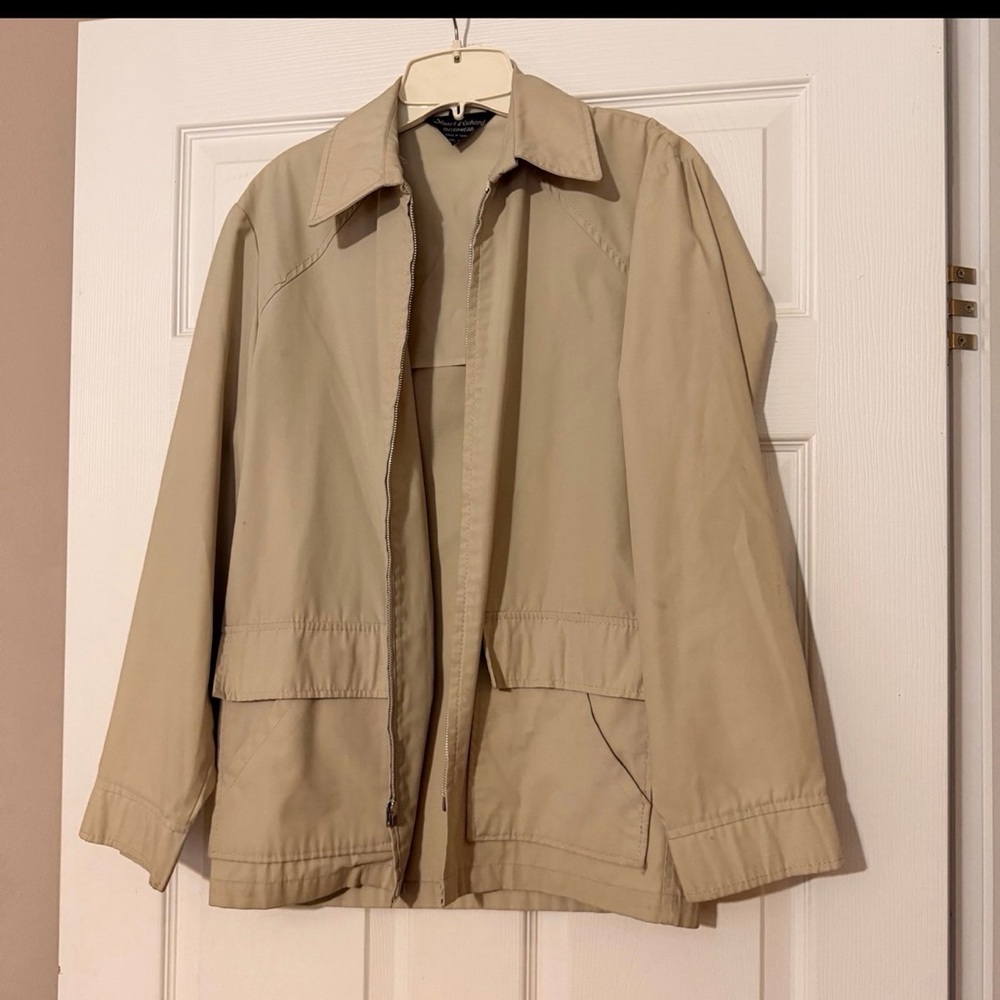 Vintage Y2K Staurt Richard Outerware Beige Jacket